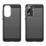 Coque Techsuit Carbon Silicone pour Samsung Galaxy M56 - Black – Image 2