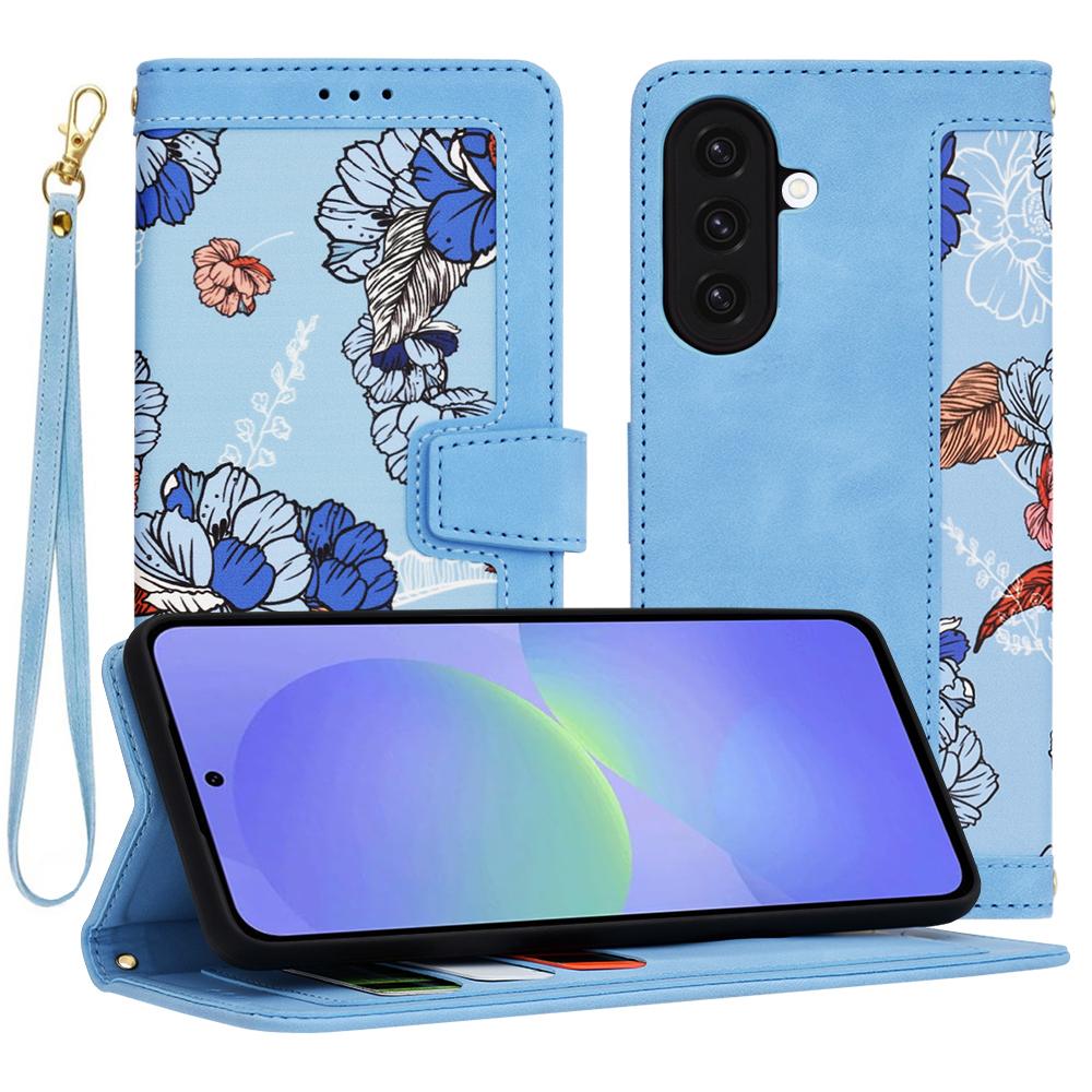 2260699 Étui portefeuille Techsuit FlipCraft pour Samsung Galaxy A36 - Vibrant Blue – Image 1