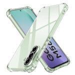 Coque Techsuit Shockproof Clear Silicone pour Samsung Galaxy M56 - Clear