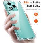 Coque Techsuit Shockproof Clear Silicone pour Samsung Galaxy M56 - Clear – Image 5