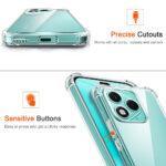 Coque Techsuit Shockproof Clear Silicone pour Samsung Galaxy M56 - Clear – Image 4