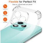 Coque Techsuit Shockproof Clear Silicone pour Samsung Galaxy M56 - Clear – Image 2