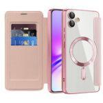 Étui portefeuille Techsuit SmartMag Book Case pour Samsung Galaxy A05 - Pink