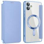 Étui portefeuille Techsuit SmartMag Book Case pour Samsung Galaxy A05 - Light Blue – Image 2