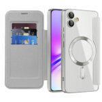 Étui portefeuille Techsuit SmartMag Book Case pour Samsung Galaxy A05 - Gray