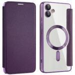 Étui portefeuille Techsuit SmartMag Book Case pour Samsung Galaxy A05 - Purple – Image 2