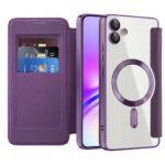 Étui portefeuille Techsuit SmartMag Book Case pour Samsung Galaxy A05 - Purple