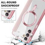 Étui portefeuille Techsuit SmartMag Book Case pour Samsung Galaxy A05s - Pink – Image 4