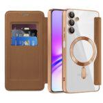 Étui portefeuille Techsuit SmartMag Book Case pour Samsung Galaxy A05s - Brown