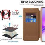 Étui portefeuille Techsuit SmartMag Book Case pour Samsung Galaxy A05s - Brown – Image 5