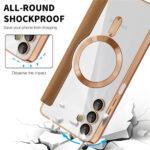 Étui portefeuille Techsuit SmartMag Book Case pour Samsung Galaxy A05s - Brown – Image 4