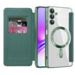 Étui portefeuille Techsuit SmartMag Book Case pour Samsung Galaxy A05s - Green