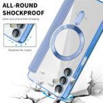 Étui portefeuille Techsuit SmartMag Book Case pour Samsung Galaxy A05s - Light Blue – Image 4