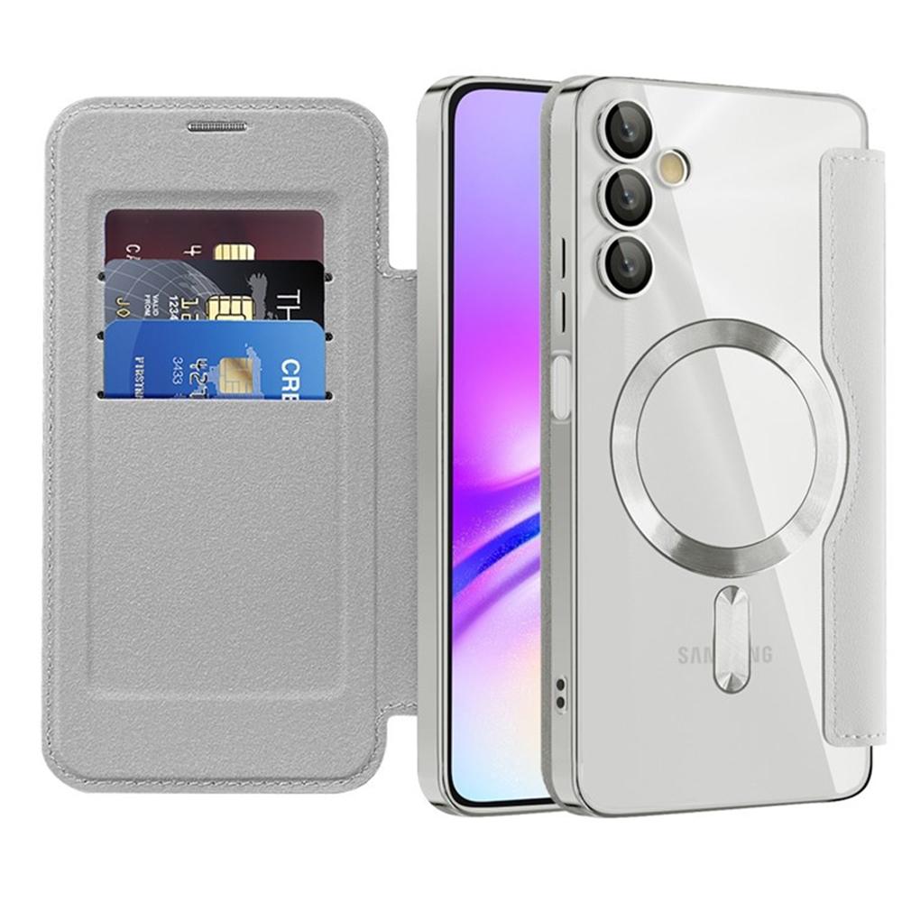 2320783 Étui portefeuille Techsuit SmartMag Book Case pour Samsung Galaxy A05s - Gray – Image 1