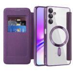 Étui portefeuille Techsuit SmartMag Book Case pour Samsung Galaxy A05s - Purple