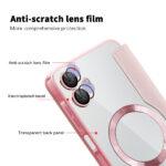 Étui portefeuille Techsuit SmartMag Book Case pour Samsung Galaxy A06 - Pink – Image 3