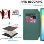 Étui portefeuille Techsuit SmartMag Book Case pour Samsung Galaxy A06 - Green – Image 5