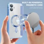 Étui portefeuille Techsuit SmartMag Book Case pour Samsung Galaxy A06 - Light Blue – Image 6