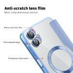 Étui portefeuille Techsuit SmartMag Book Case pour Samsung Galaxy A06 - Light Blue – Image 3
