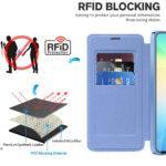 Étui portefeuille Techsuit SmartMag Book Case pour Samsung Galaxy A06 - Light Blue – Image 5