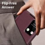 Étui portefeuille Techsuit SmartView Series pour Samsung Galaxy S25 Ultra - Red – Image 6