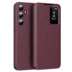 Étui portefeuille Techsuit SmartView Series pour Samsung Galaxy S25 - Red