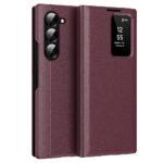 Étui portefeuille Techsuit SmartView Series pour Samsung Galaxy Z Fold6 - Red