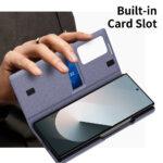 Étui portefeuille Techsuit SmartView Series pour Samsung Galaxy Z Fold5 - Purple – Image 3