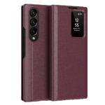 Étui portefeuille Techsuit SmartView Series pour Samsung Galaxy Z Fold3 - Red
