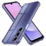 Coque Techsuit Shockproof Clear Silicone pour Samsung Galaxy A15 4G / A15 5G - Smoke Black