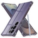 Coque Techsuit Shockproof Clear Silicone pour Samsung Galaxy S25 Ultra - Smoke Black