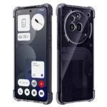 Coque Techsuit Shockproof Clear Silicone pour Nothing Phone (3a) Pro - Smoke Black