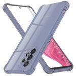 Coque Techsuit Shockproof Clear Silicone pour Samsung Galaxy A53 - Smoke Black