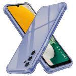 Coque Techsuit Shockproof Clear Silicone pour Samsung Galaxy A13 5G / A04S - Smoke Black