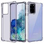 Coque Techsuit Shockproof Clear Silicone pour Samsung Galaxy S20 Plus - Smoke Black