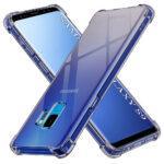 Coque Techsuit Shockproof Clear Silicone pour Samsung Galaxy S9 - Smoke Black