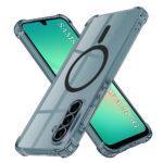 Coque Techsuit Shockproof Clear Silicone MagSafe pour Samsung Galaxy A26 - Smoke Black