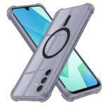 Coque Techsuit Shockproof Clear Silicone MagSafe pour Samsung Galaxy A16 4G / A16 5G - Smoke Black