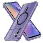 Coque Techsuit Shockproof Clear Silicone MagSafe pour Samsung Galaxy A54 - Smoke Black