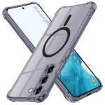 Coque Techsuit Shockproof Clear Silicone MagSafe pour Samsung Galaxy S22 - Smoke Black