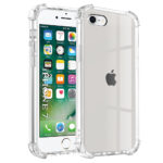 Coque Techsuit Shockproof Clear Silicone pour iPhone 7 / iPhone 8 / iPhone SE 2 (2020) / iPhone SE 3 (2022) - Clear