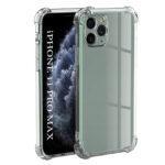 Coque Techsuit Shockproof Clear Silicone pour iPhone 11 Pro Max - Clear