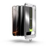 Lot de 2 protections d'écran Techsuit TitanGlass FullCover avec applicateur pour iPhone 15 Plus / iPhone 16 Plus - Privacy – Image 2