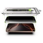 Protection d'écran Techsuit TitanGlass FullCover avec applicateur pour iPhone 15 Pro - Privacy – Image 4