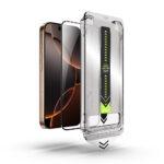 Protection d'écran Techsuit TitanGlass FullCover avec applicateur pour iPhone 15 / iPhone 16 - Black – Image 2