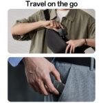 Chargeur secteur Yesido (YC74) GaN, charge rapide, ultra-mince, puce intelligente, USB-C, PD30W, 5V/3A   - Black – Image 5