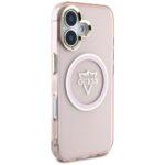 Coque Guess IML Metal Mountain Logo MagSafe pour iPhone 16 - Pink – Image 4