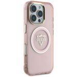 Coque Guess IML Metal Mountain Logo MagSafe pour iPhone 16 Pro Max - Pink – Image 4