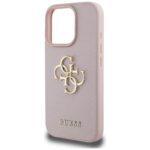 Coque Guess Hardcase Grained Big 4G Logo Small Classic Logo pour iPhone 16 Pro - Pink – Image 6