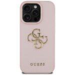 Coque Guess Hardcase Grained Big 4G Logo Small Classic Logo pour iPhone 16 Pro Max - Pink – Image 3